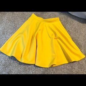 Made By Johnny Yellow Skirt - Size Small